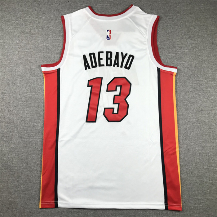 Miami Heat 13 ADEBAYO White NBA Jersey Basketball Shirt