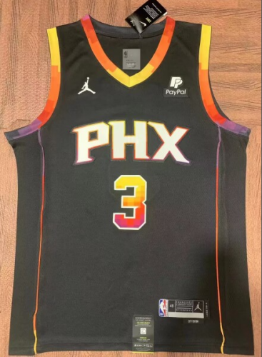 Phoenix Suns 3 BEAL Black NBA Jersey Basketball Shirt
