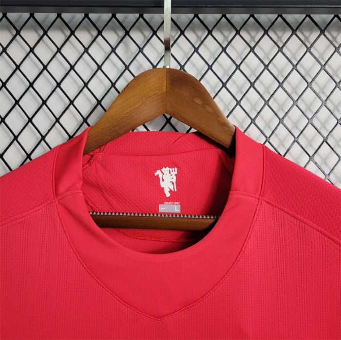 with Front Lettering Retro Jersey 2007-2008 Manchester United ROONEY 10 Home Soccer Jersey