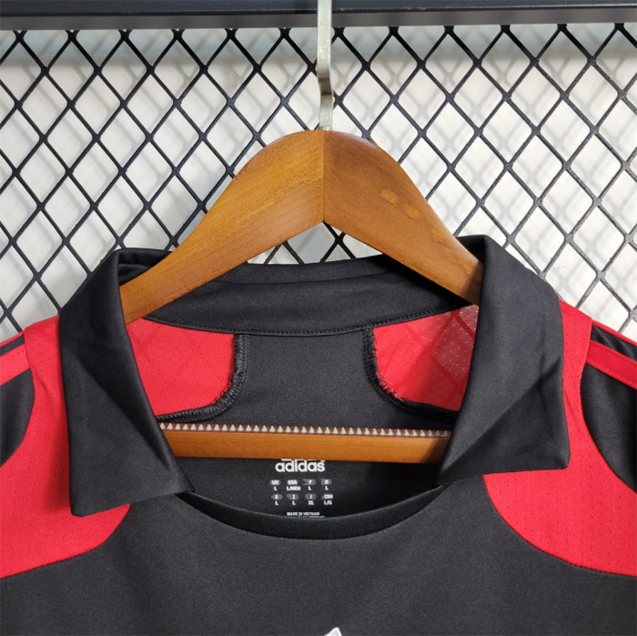 Retro Jersey 2007-2008 AC Milan 3rd Away Black Vintage Soccer Jersey