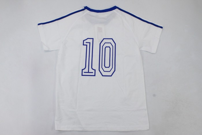 TSUBASA 10 Soccer Jersey White Football Shirt