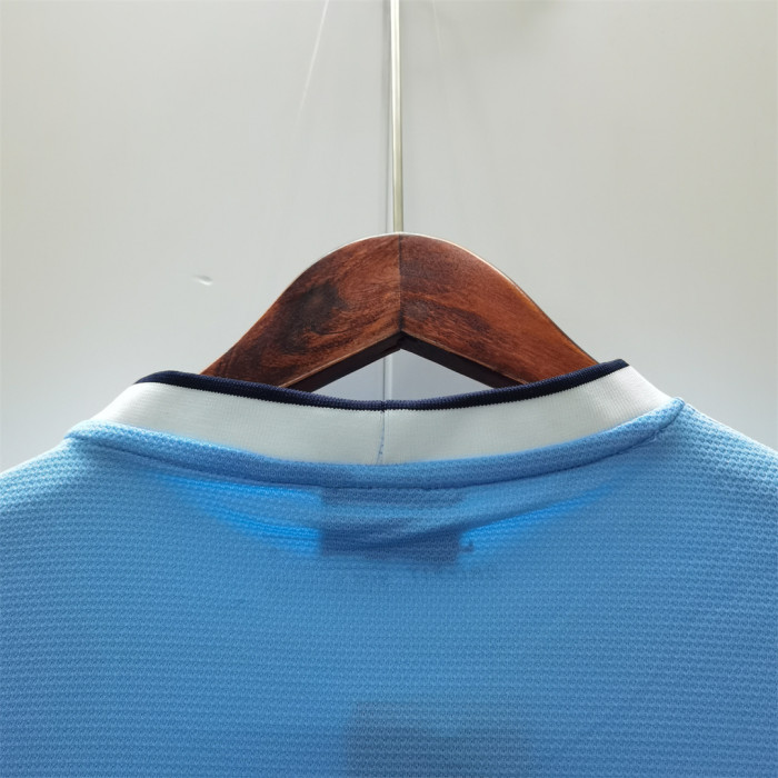 Retro Man City Shirt 2013-2014 Manchester City Home Vintage Soccer Jersey