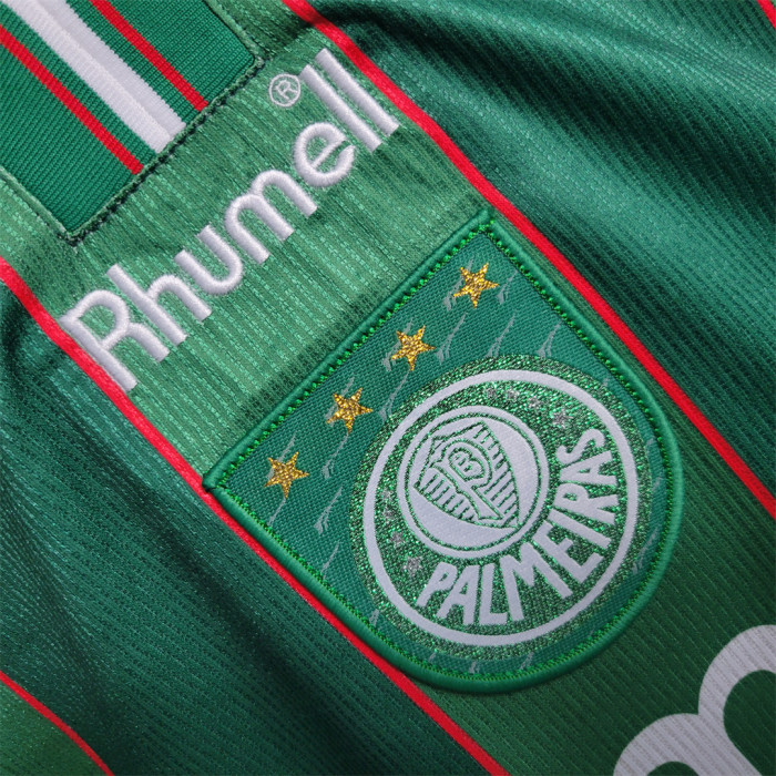 Retro Jersey 1999 Palmeiras Liberator Cup Champions Soccer Jersey Green Vintage Football Shirt