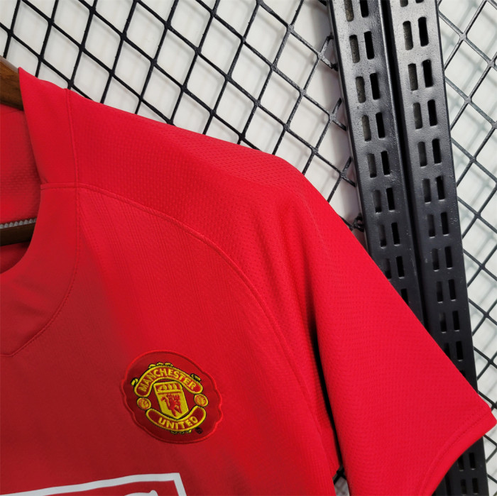 Retro Jersey 2007-2008 Manchester United RONALDO 7 Home Soccer Jersey