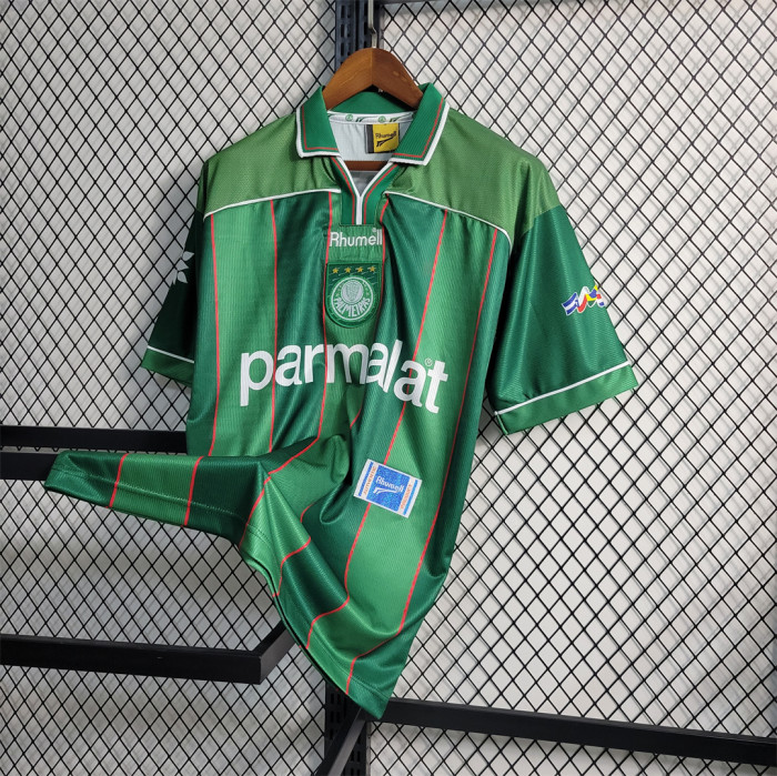 Retro Jersey 1999 Palmeiras Liberator Cup Champions Soccer Jersey Green Vintage Football Shirt