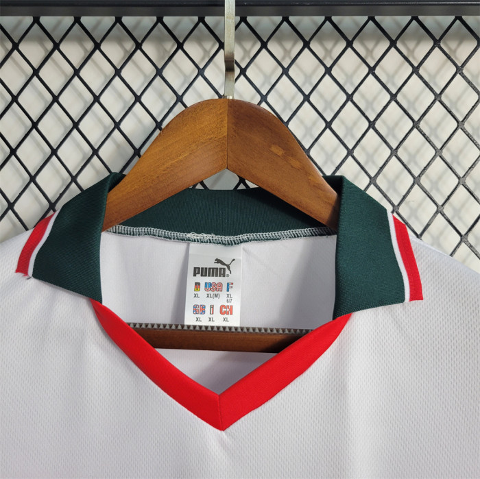 Retro Jersey 1998 Morocco Away White Soccer Jersey Vintage Football Shirt
