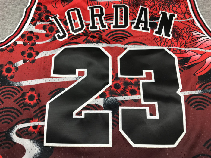 Mitchell&ness 1997-98 Chicago Bulls Rabbit Edition Basketball Shirt 23 JORDAN Classic NBA Jersey