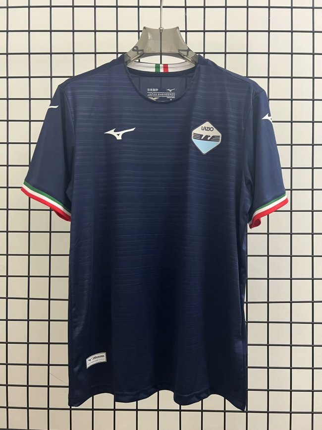 Fan Version 2023-2024 Lazio Away Black Soccer Jersey