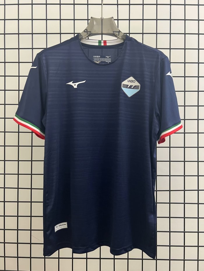Fan Version 2023-2024 Lazio Away Black Soccer Jersey