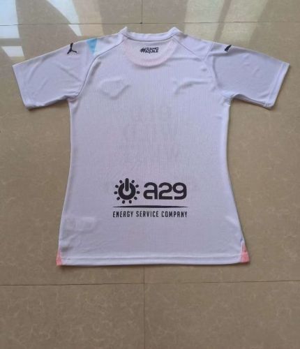 Fans Version 2023-2024 Palermo Away White Soccer Jersey Football Shirt