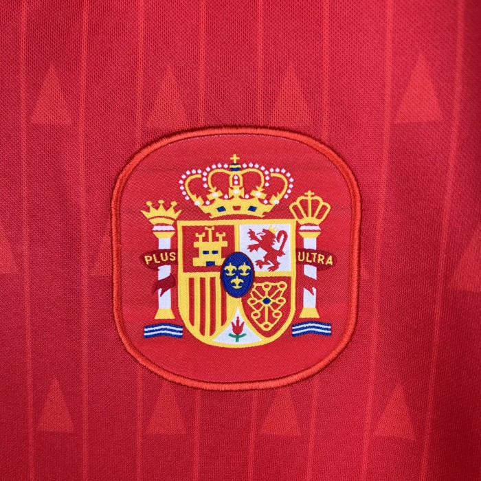 Retro Jersey 1988-1991 Spain Home Soccer Jersey Vintage Football Shirt