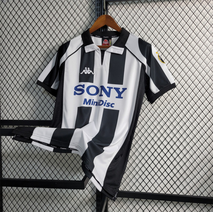 Retro Jersey Juventus 1997-1998 Home Soccer Jersey Vintage Football Shirt