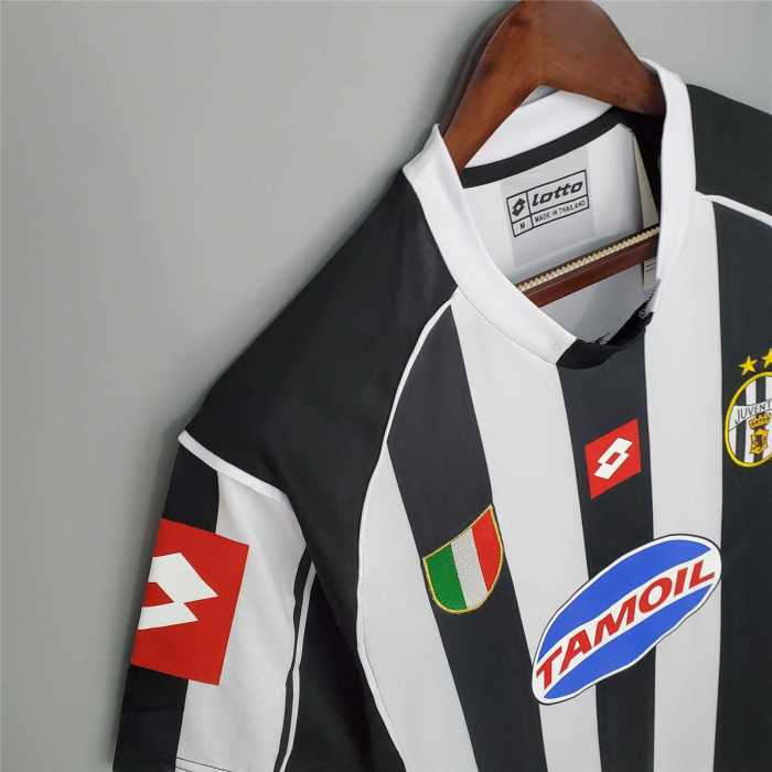 Retro Jersey 2002-2003 Juventus Home Soccer Jersey Vintage Football Shirt