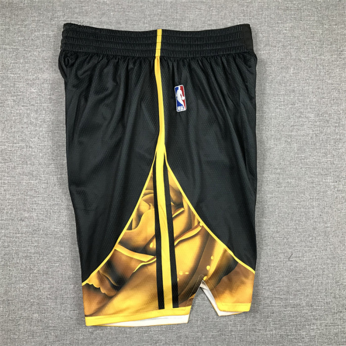 with Pocket 2023 Golden State Warriors NBA Shorts City Edition Olive Basketball Shorts