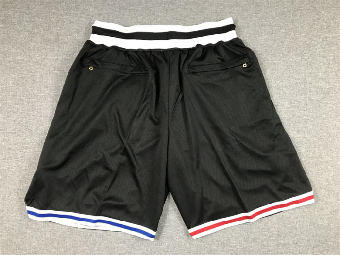 with Pocket 2023 Los Angeles Clippers NBA Shorts City Edition Black Basketball Shorts