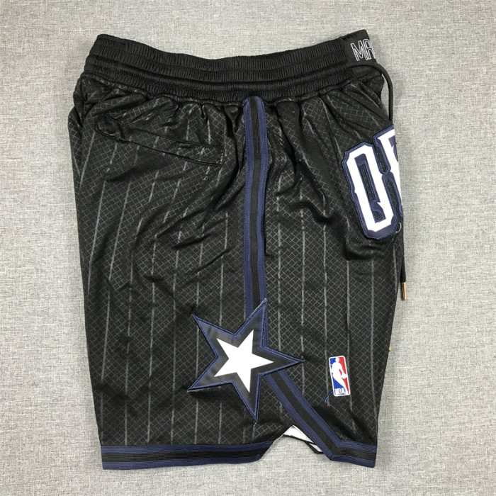 with Pocket 2023 Orlando Magic NBA Shorts City Edition Black Basketball Shorts