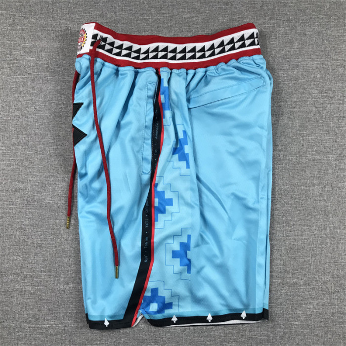 with Pocket 2023 Phoenix Suns NBA Shorts City Edition Blue Basketball Shorts
