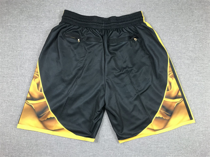 with Pocket 2023 Golden State Warriors NBA Shorts City Edition Olive/Gold Basketball Shorts