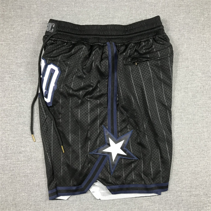 with Pocket 2023 Orlando Magic NBA Shorts City Edition Black Basketball Shorts