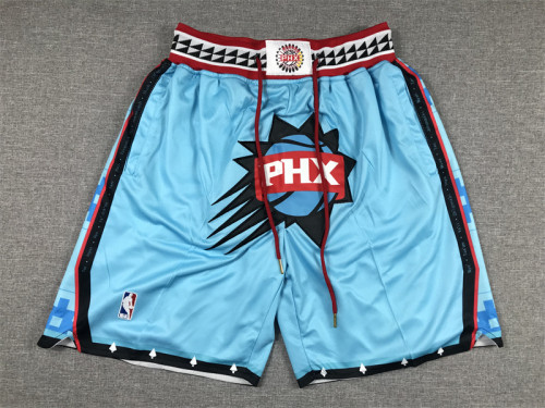 with Pocket 2023 Phoenix Suns NBA Shorts City Edition Blue Basketball Shorts