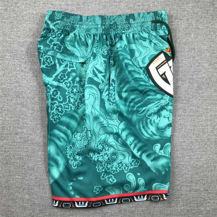 with Pocket Memphis Grizzlies NBA Shorts Tiger Edition Basketball Shorts