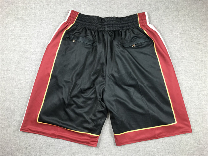 with Pocket Miami Heat NBA Shorts Black Basketball Shorts
