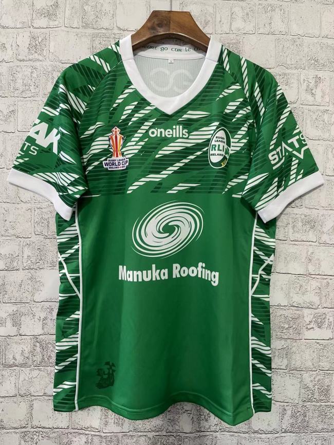 2022-2023 World Cup Rugby Ireland Green Rugby Jersey
