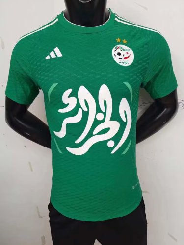 Player Version 2023 Algeria Green Soccer Jersey