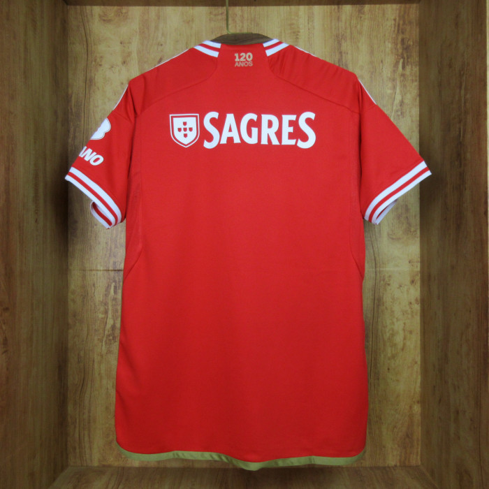 Fans Version 2023-2024 SL Benfica Home Soccer Jersey Benfica Camisetas de Futbol S,M,L,XL,2XL,3XL,4XL