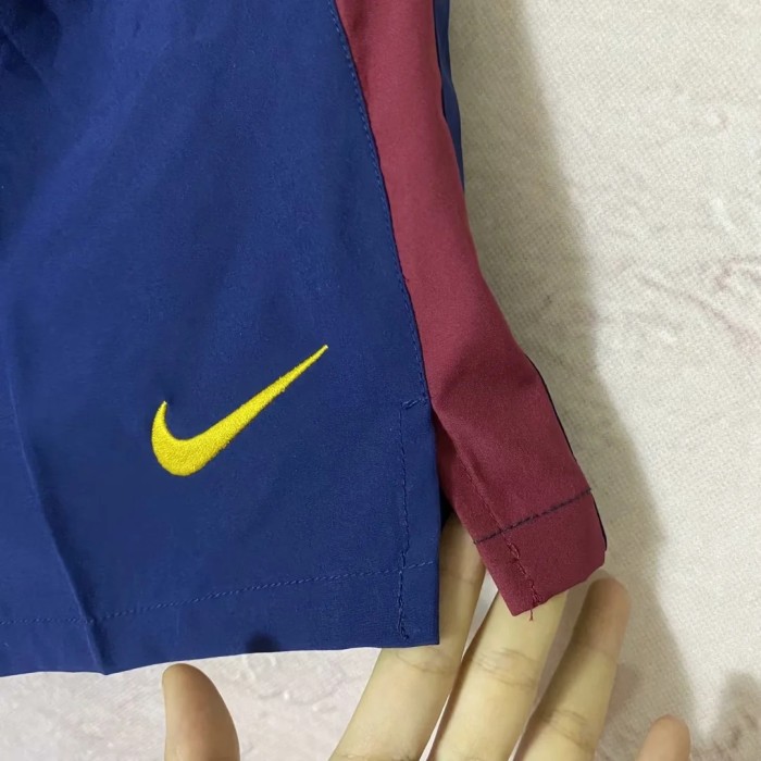 Retro Shorts 2014-2015 Barcelona Home Soccer Shorts Vintage Football Shorts