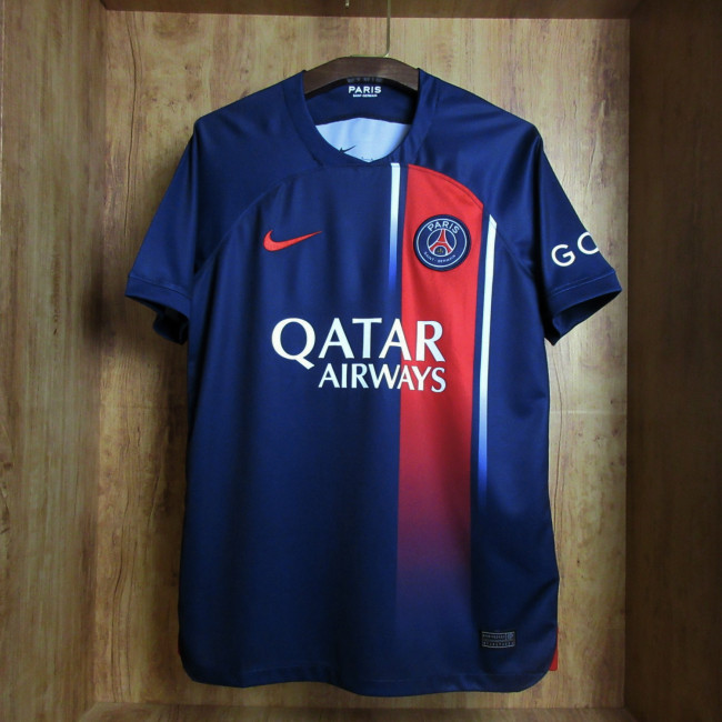 Maillot PSG Fan Version 2023-2024 Paris Saint-Germain Home Soccer Jersey