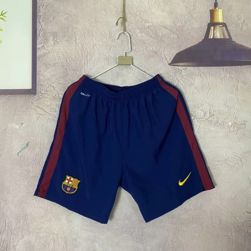 Retro Shorts 2014-2015 Barcelona Home Soccer Shorts Vintage Football Shorts