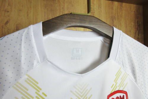 Fans Version 2023-2024 North Macedonia Away White Soccer Jersey