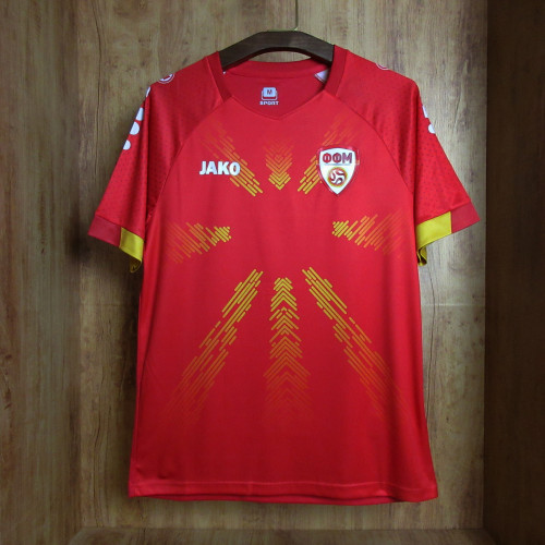 Fans Version 2023-2024 North Macedonia Home Soccer Jersey