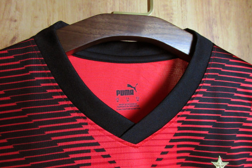 Fan Version 2023-2024 AC Milan Home Soccer Jersey AC Futbol Shirt S,M,L,XL,2XL,3XL,4XL