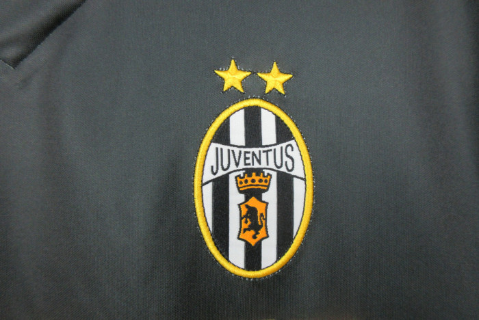 Retro Jersey 2001-2002 Juventus Away Black Vintage Soccer Jersey Football Shirt