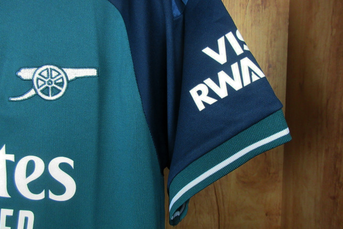 Fans Version 2023-2024 Arsenal 3rd Away Green Soccer Jersey