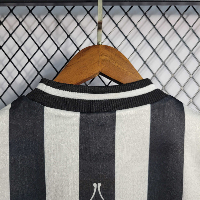 Long Sleeve Retro Jersey 1997-1999 Newcastle United Home Soccer Jersey Vintage Football Shirt