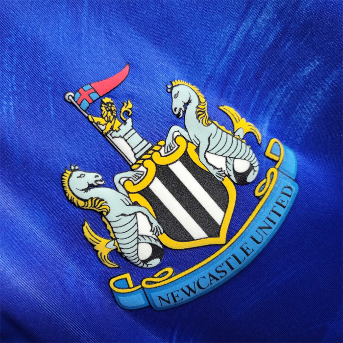 Retro Jersey 1994-1995 Newcastle United Away Blue Soccer Jersey Vintage Football Shirt