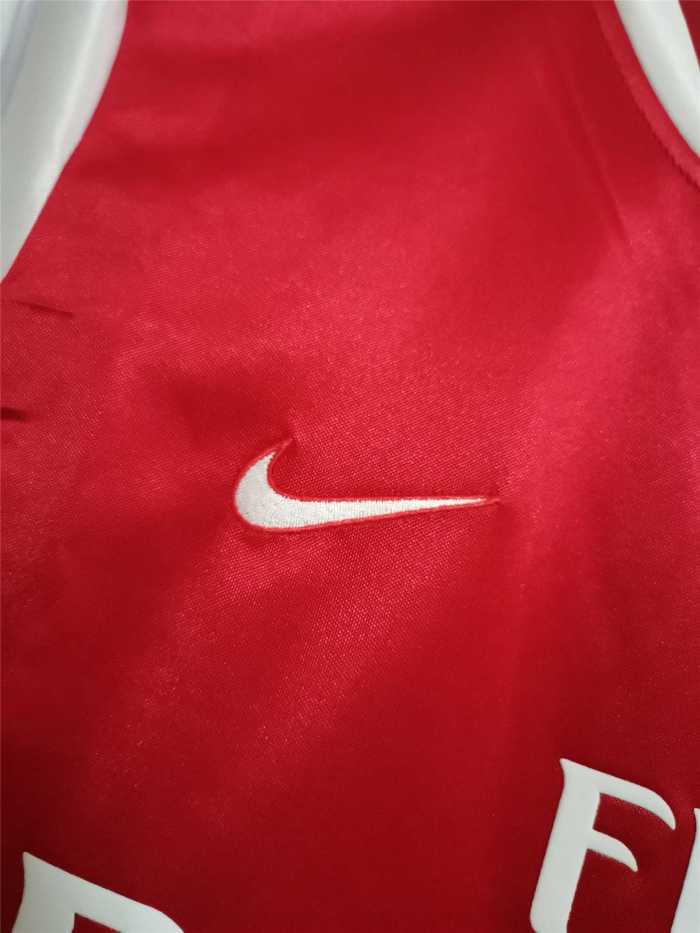 with EPL Patch Retro Jersey 2006-2007 Arsenal Home Soccer Jersey Vintage Football Shirt