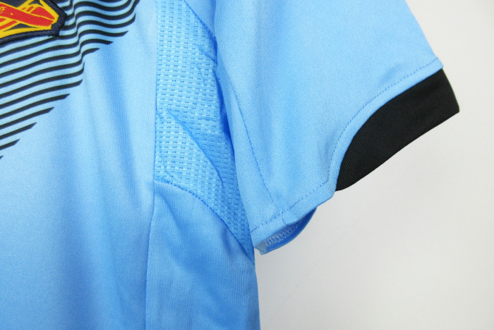 Retro Jersey Spain Euro 2012 Away Blue Soccer Jersey Vintage Camiseta de España Football Shirt