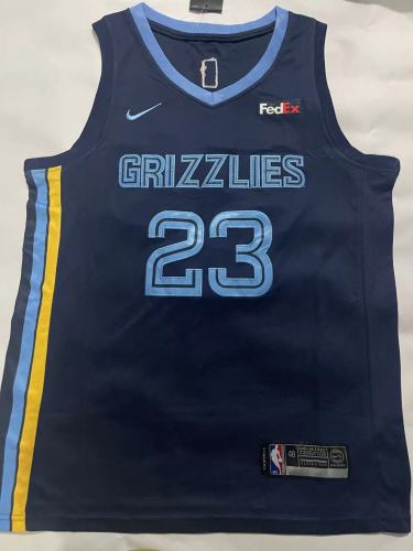 New 2023 Memphis Grizzlies 23 ROSE Dark Blue NBA Jersey Basketball Shirt