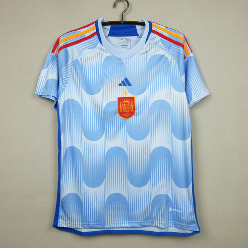 Fan Version 2022 World Cup Spain Away Soccer Jersey Camiseta de España Football Shirt