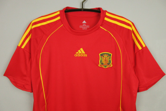 Retro Jersey 2008 Spain Home Soccer Jersey Camiseta de España Football Shirt