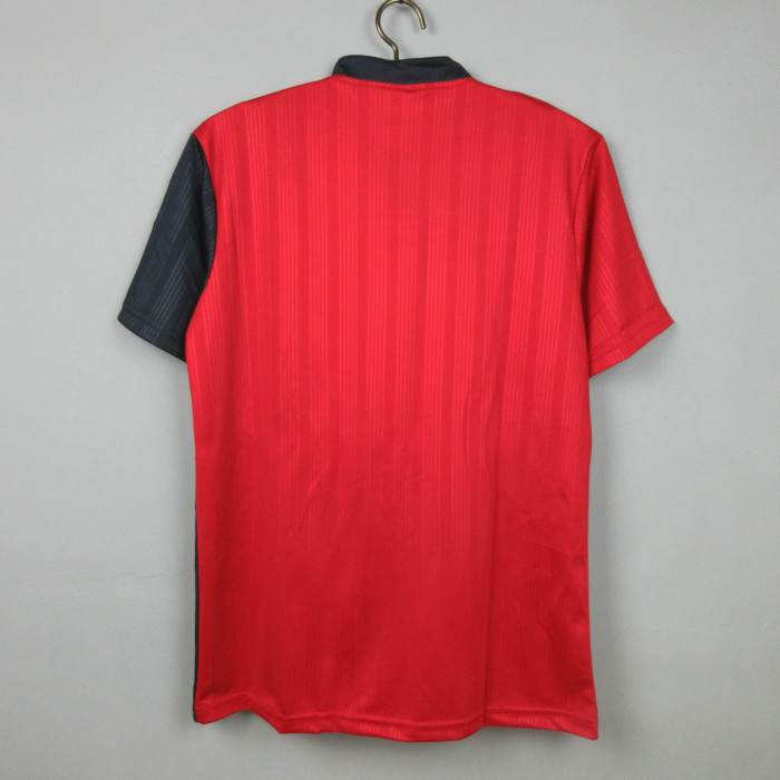 Retro Jersey 1996 Spain Home Soccer Jersey Red Vintage Camiseta de España Football Shirt