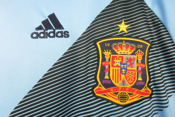 Retro Jersey Spain Euro 2012 Away Blue Soccer Jersey Vintage Camiseta de España Football Shirt