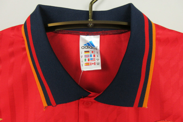 Retro Jersey 1994 Spain Home Soccer Jersey Vintage Football Shirt