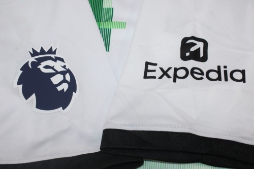 with Expedia+EPL Patch Fan Version 2023-2024 Liverpool LUIS DIAZ 7 Away Football Shirt Soccer Jersey