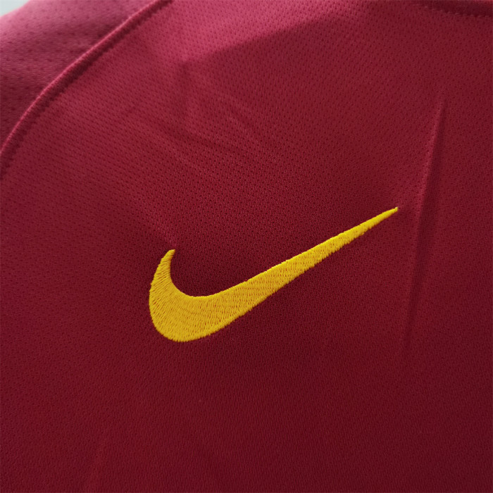 with Serie A Patch Retro Jersey 2017-2018 As Roma DE ROSSI 16 Home Soccer Jersey