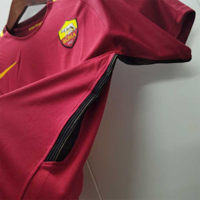 with Serie A Patch Retro Jersey 2017-2018 As Roma DE ROSSI 16 Home Soccer Jersey